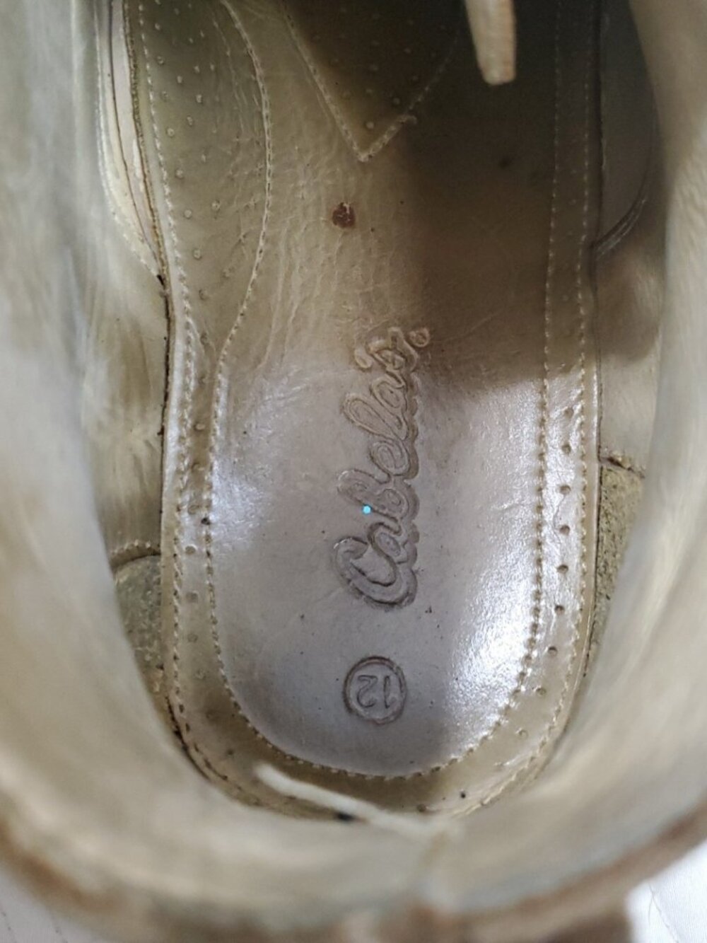 Cabela's Men's Chukka Boot Size 12M Suede Leather Outdoors Cabin Casual Camp - Picture 9 of 11